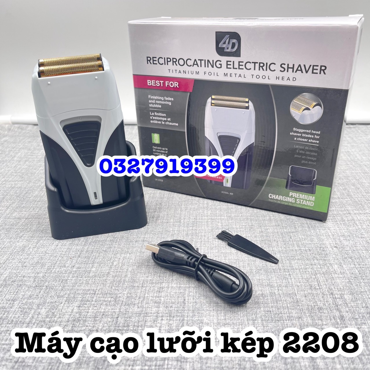 Máy cạo khô - cạo râu 4D SHAVER  2208