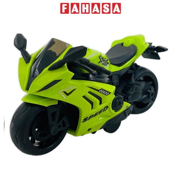 Đồ Chơi Siêu Xe Môtô Tốc Độ Chạy Trớn - Kingdom Toys 7607 (850-7) - Màu Xanh Lá