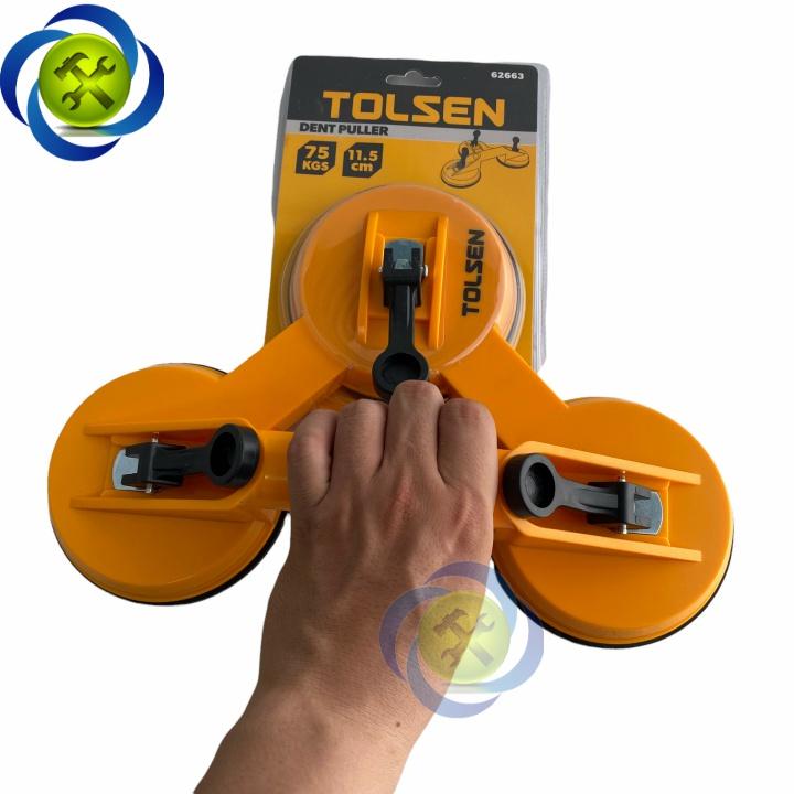 Tay hít kính - hít gạch Tolsen 62663 loại 3 chấu