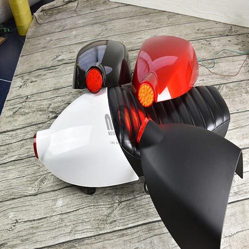 Ốp yên cafe tích hợp đèn hậu led - phụ tùng đồ chơi moto