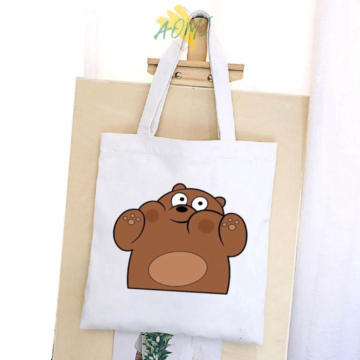 TÚI VẢI LOVE ĐEO VAI TOTE CANVAS BAG CÓ KHÓA KÉO SIZE LỚN 33x38cm PHONG CÁCH CÁ TÍNH HOT TREND AO 3158 S