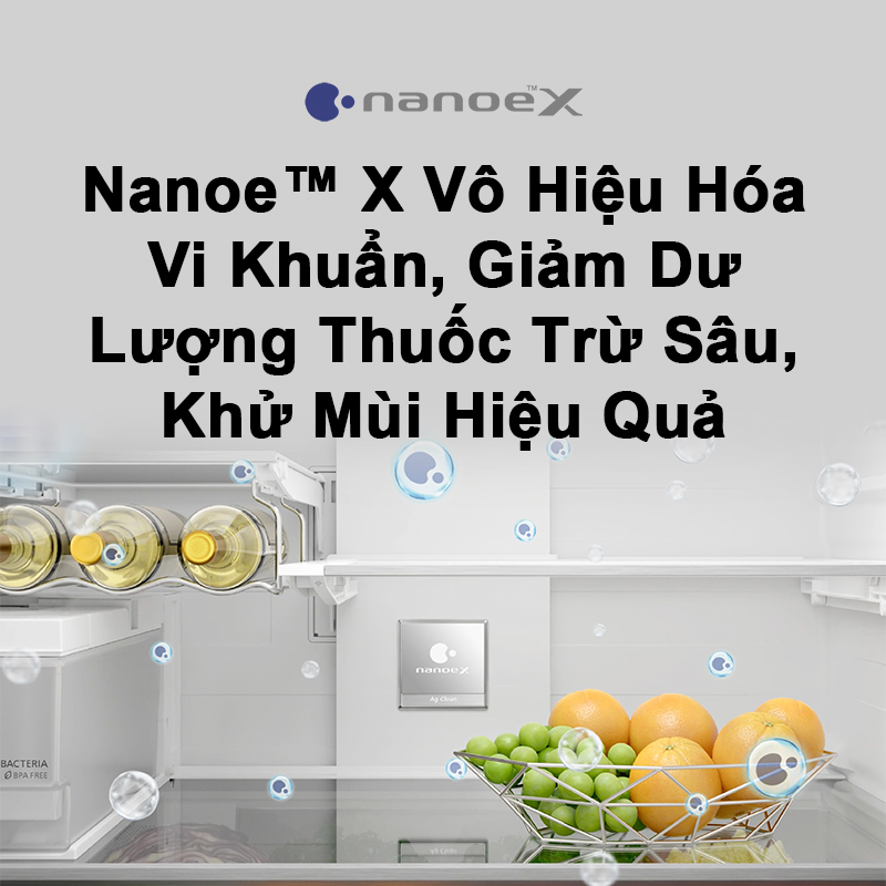 Tủ Lạnh Cao Cấp Panasonic 621L NR-XY680YMMV - Vô hiệu hóa vi khuẩn 99,99% - Cấp Đông Mềm - Lấy Nước Ngoài - Làm Đá Tự Động - Hàng chính hãng