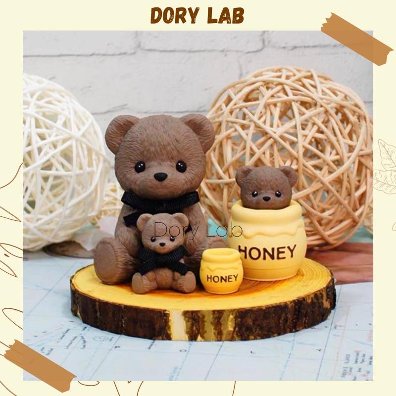 Nến Thơm Honey Bear Cute Handmade, Quà Tặng Độc Đáo - Dory Lab