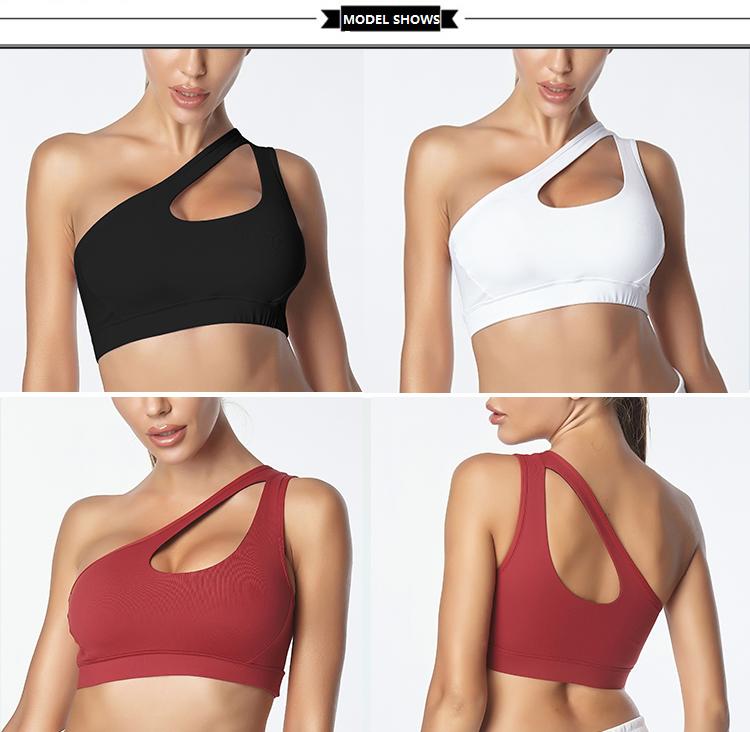Sexywg 1 Gợi Cảm Vai Chắc Chắn Áo Ngực Thể Thao Tập Thể Hình, Yoga Áo Lót Tập Gym Lót Thể Thao Áo Thể Thao Áo Chạy Đẩy Lên brassieres