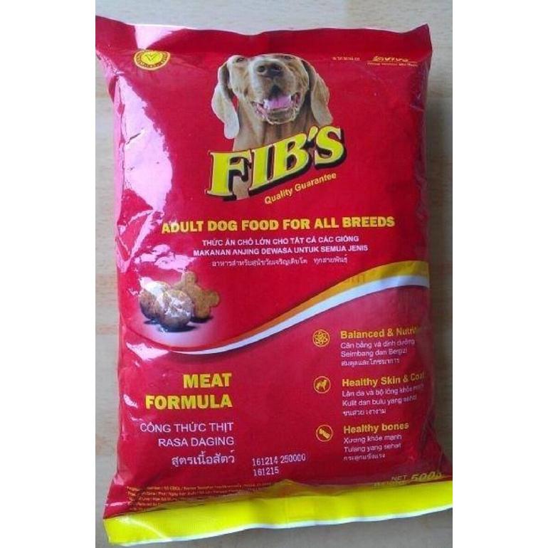 COMBO 5 Gói Thức Ăn Hạt Cho Chó Trưởng Thành Fibs 400g