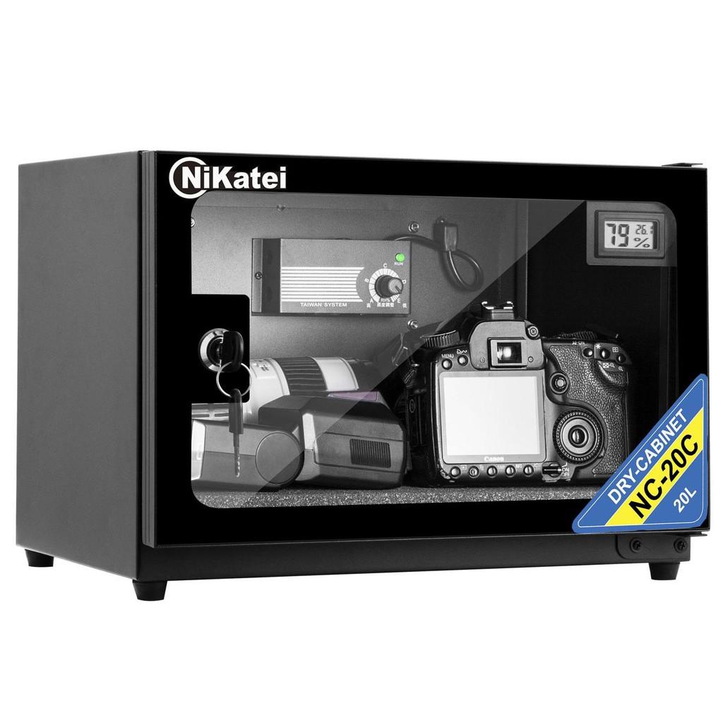 Tủ chống ẩm Nikatei NC-20C- Gold -China . Tặng 01 bộ vệ sinh máy ảnh 8 in 1