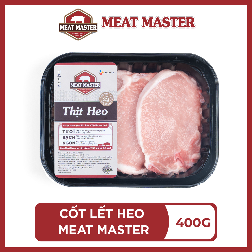 Cốt lết heo Meat Master - Giao nhanh