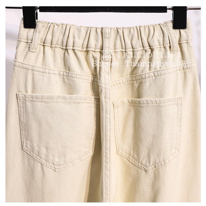 Quần khaki ống suông Ulzzang _ quần ống rộng chất đẹp _ bingsize 5xl lưng thun co giãn