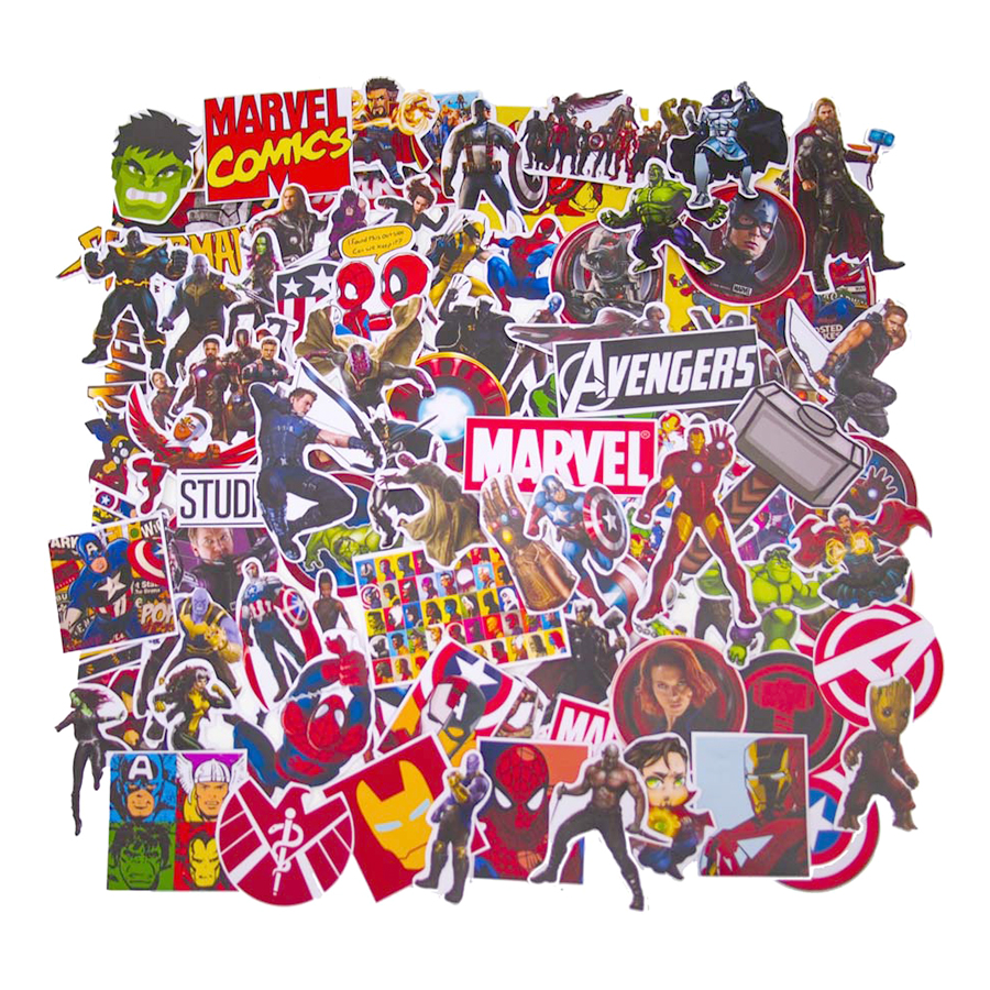 Set 100 Sticker - Marvel