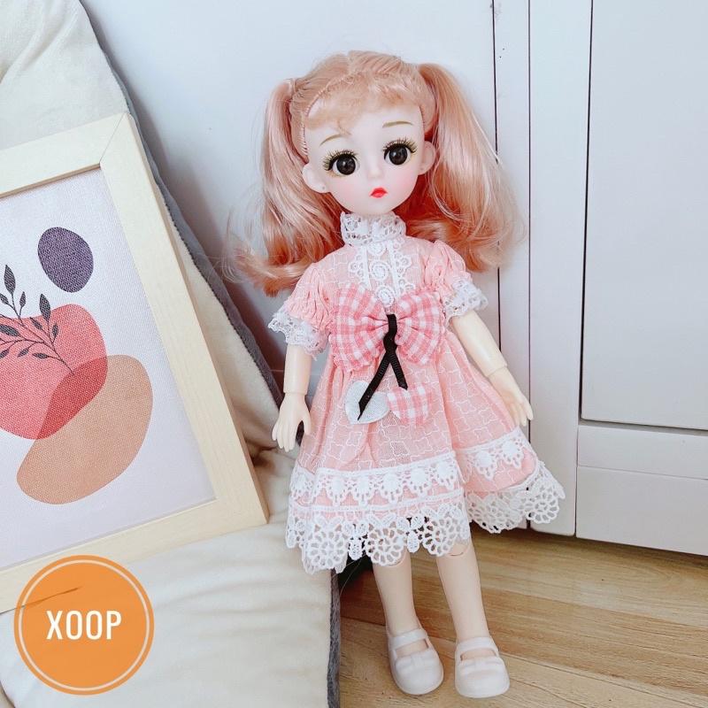 BÚP BÊ MẮT ĐÁ TO 30cm NHIỀU MẪU MÃ CHO BÉ (SP002025)