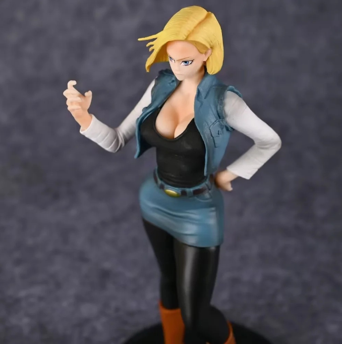 Mô Hình Android 18 Đứng Dragon Ball Bảy Viên Ngọc Rồng 19cm