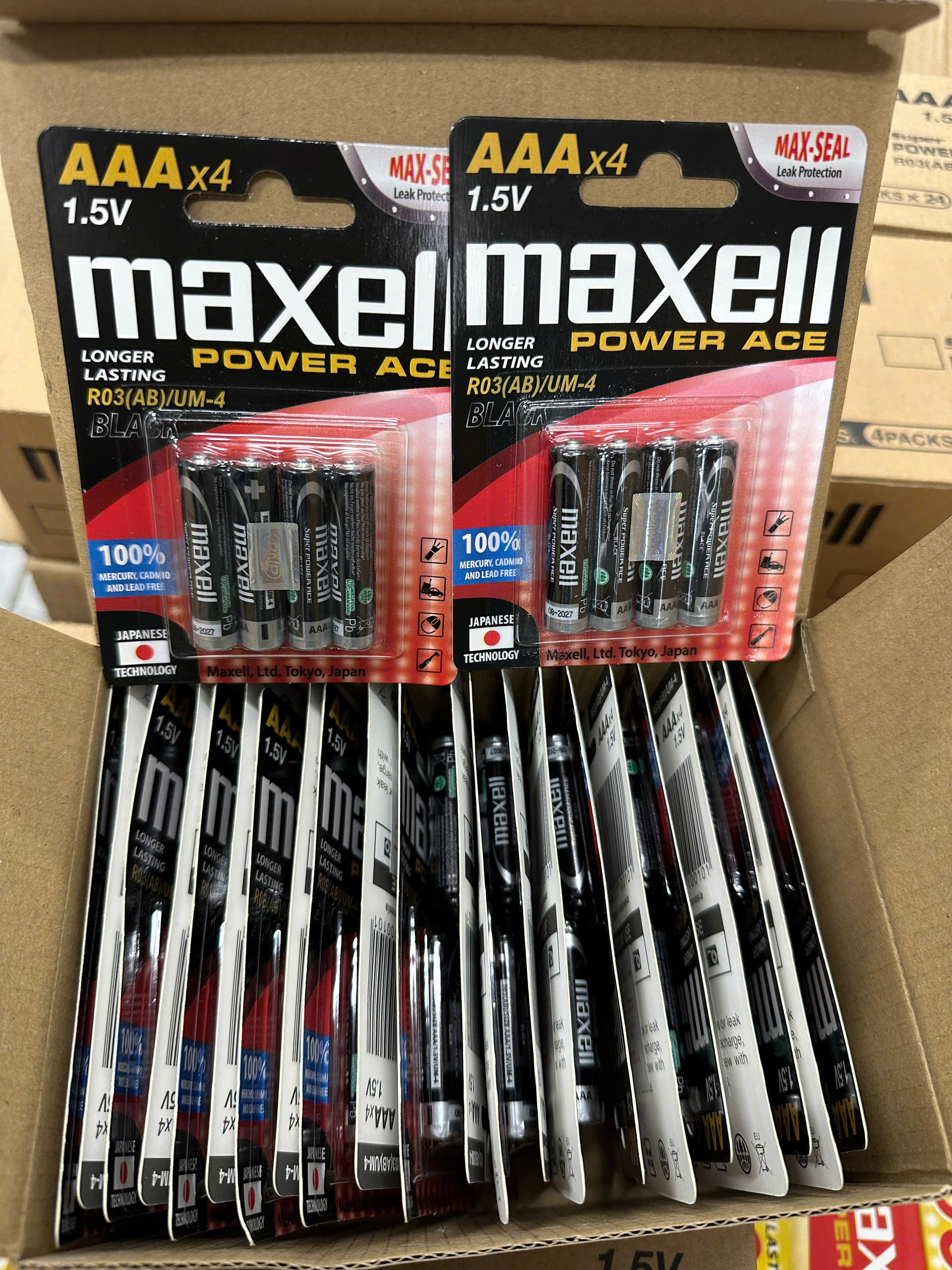 Pin Tiểu nhỏ AAA Maxell Super Power ACE Hộp 96 viên - Hàng Siêu Thị, Giá Tốt, Freeship - Hàng chính hãng