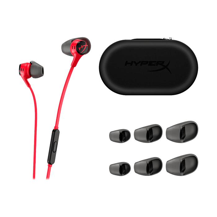 Tai nghe HP HyperX Cloud Earbuds II - Red_705L8AA - Hàng Chính Hãng