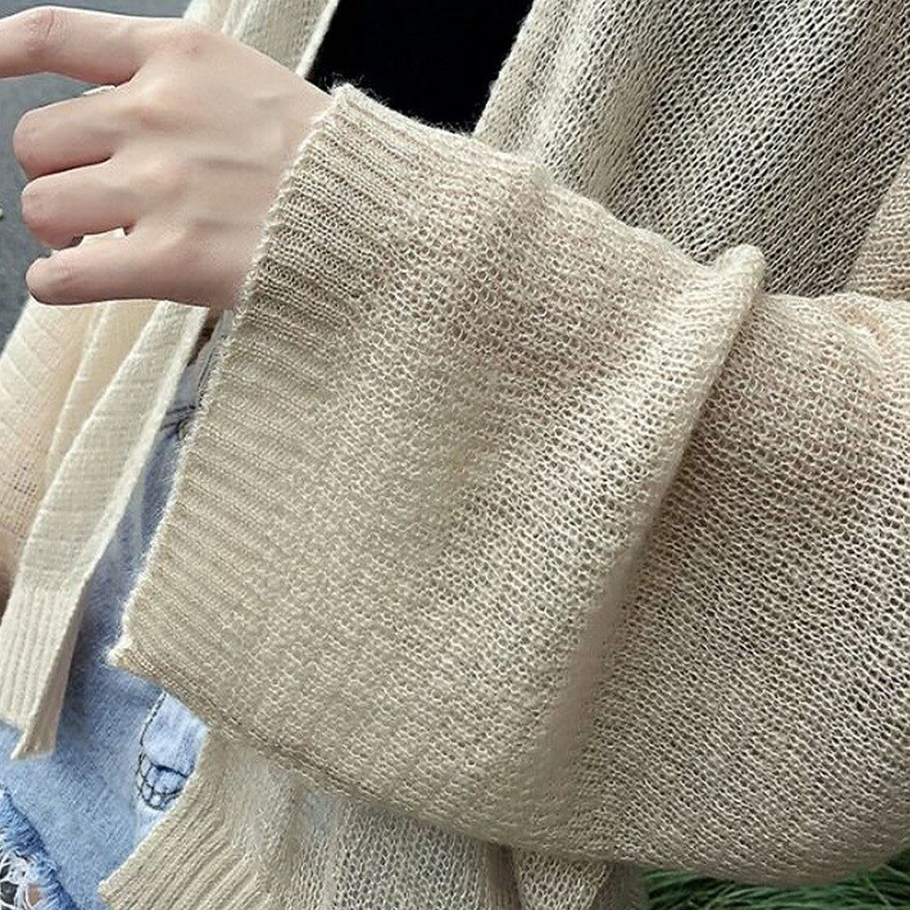 Áo khoác cardigan len giấy mỏng