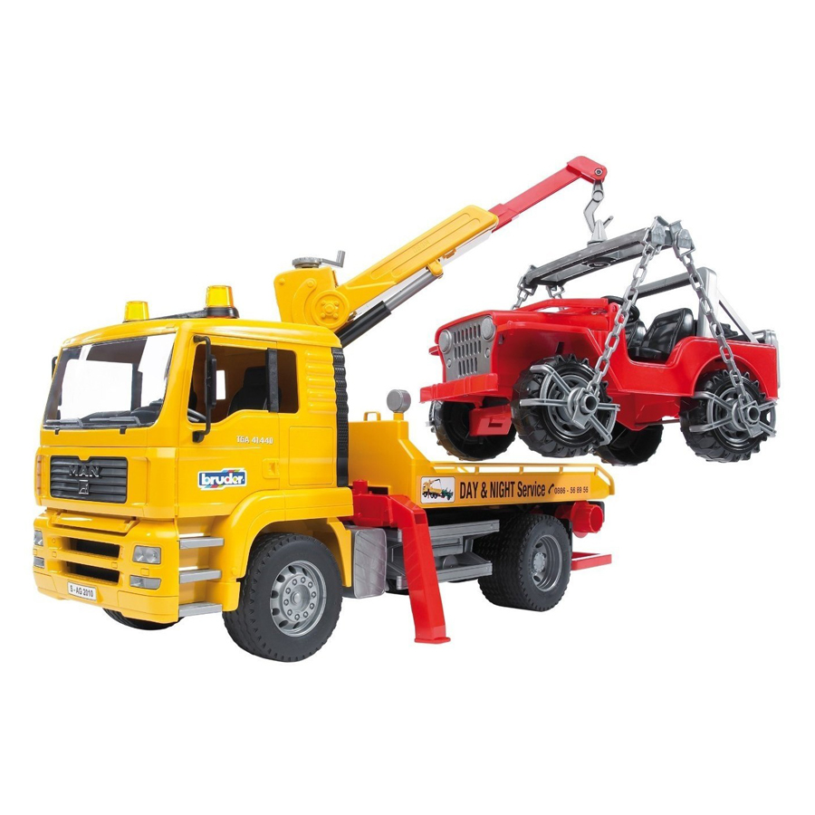 Đồ Chơi BRUDER Dạng Mô Hình Theo Tỷ Lệ Thu Nhỏ 1:16 Xe Cứu Hộ Man T BRU02750