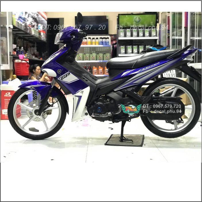 Tem Rời dành cho xe Exciter 2006-2010 Xanh trắng GP