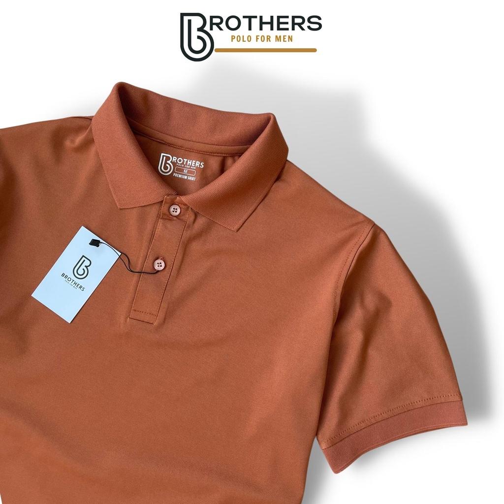 Áo thun POLO nam TROLI cổ trụ bẻ, vải cá sấu cotton cao cấp, chuẩn phom, trẻ trung, thoáng mát - BROTHERS