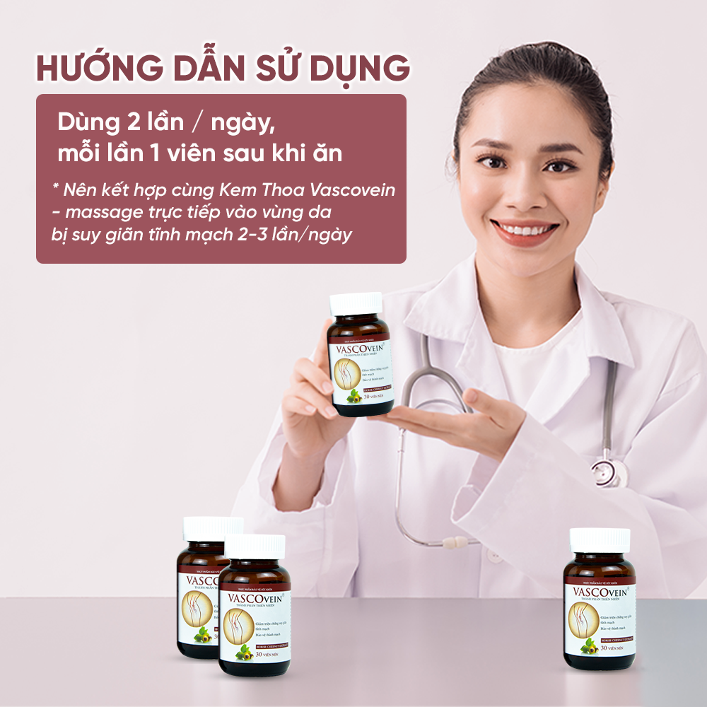 Liệu Trình Cải Thiện Suy Giãn Tĩnh Mạch Vascovein Giảm Đau Và Làm Mờ Gân Xanh Do Suy Giãn Tĩnh Mạch