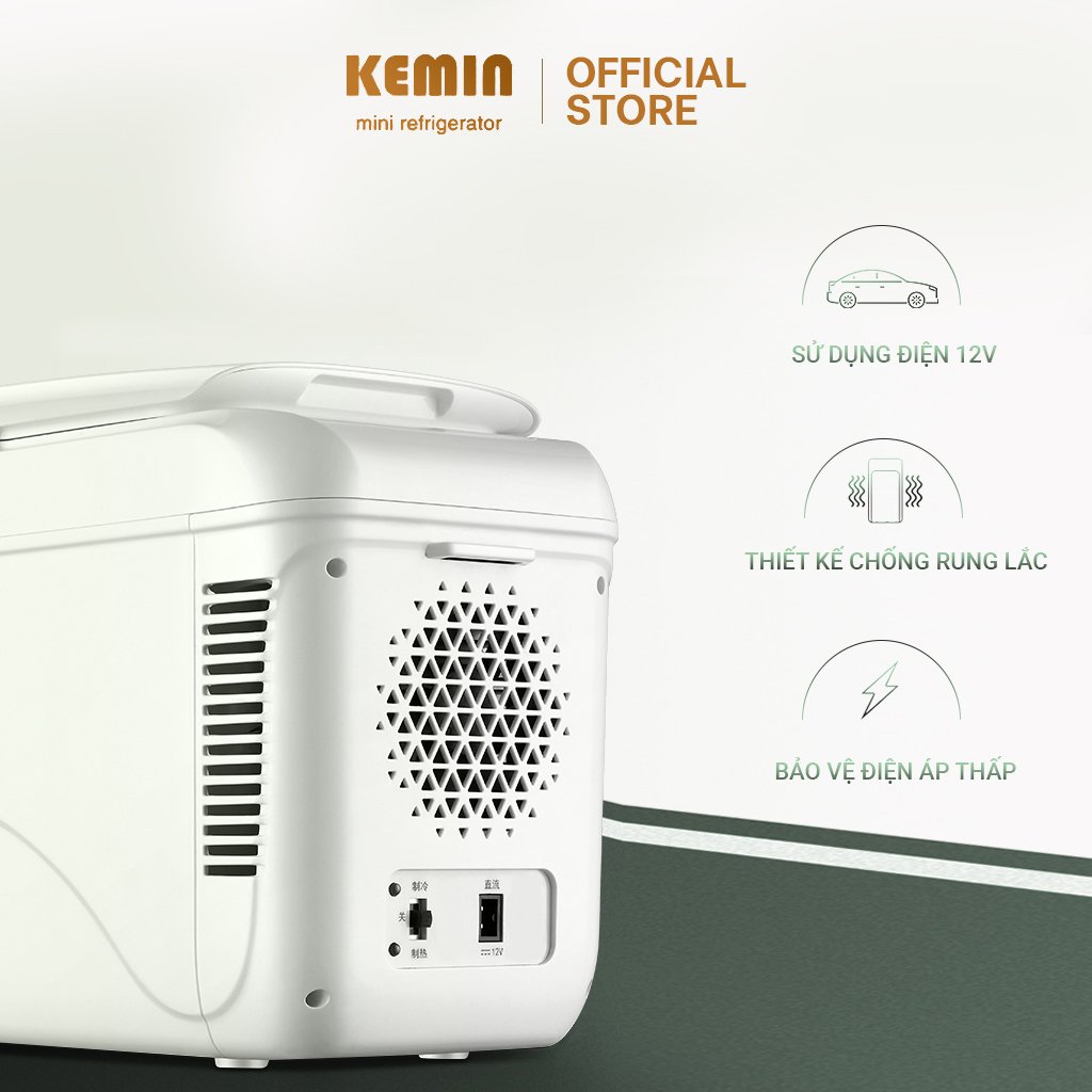 Tủ lạnh ô tô Kemin K9A - 9L Chính Hãng- Dùng ở nhà và ô tô - Hai chiều nóng lạnh