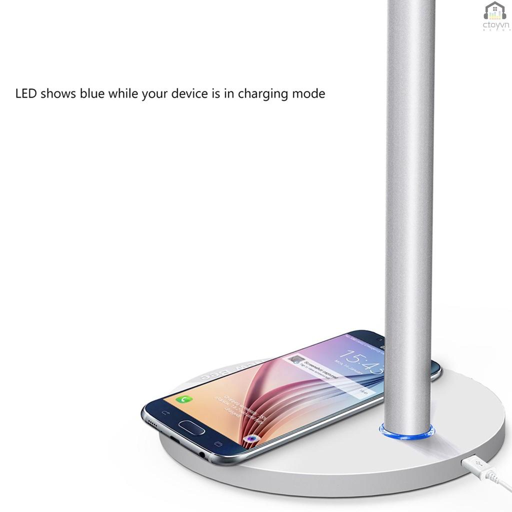 Đế sạc không dây cho iPhone 11 Pro Max XS Max XR 8 Plus Mate 30 Pro P40 Pro Plus Note 10 9 S10 Plus S10 S9 Plus S9 Xiaomi 10