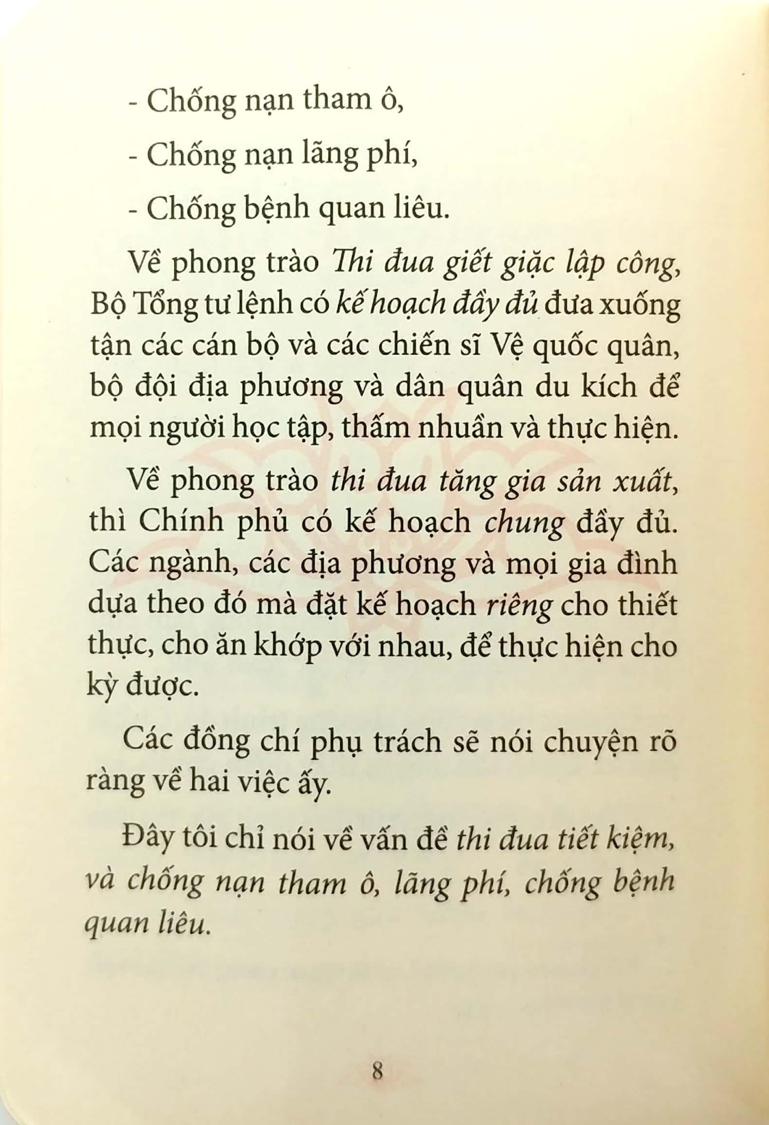 Sách Di Sản Hồ Chí Minh - Thực Hành Tiết Kiệm, Chống Tham Ô, Lãng Phí, Chống Bệnh Quan Liêu (Khổ Nhỏ)(Tái Bản 2020)