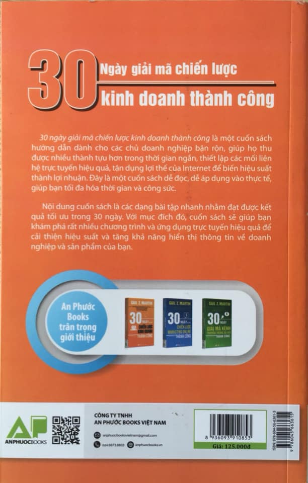 Bộ 3 cuốn sách 30 ngày giải mã chiến lược : kinh doanh thành công+ maketing online thành công + kênh truyền thông xã hội thành công tặng bút bi