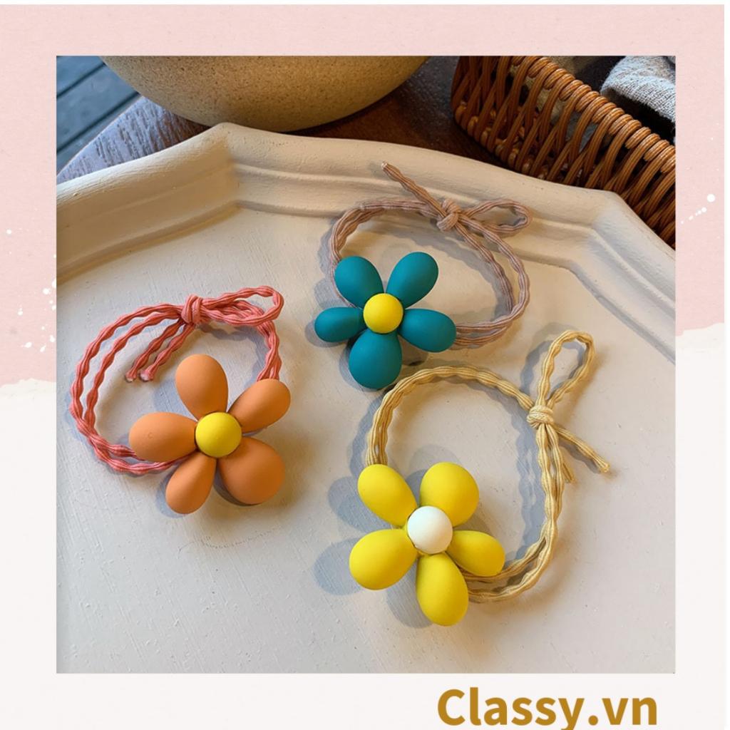 Dây cột tóc Classy phong cách hoa mùa hè PK1618