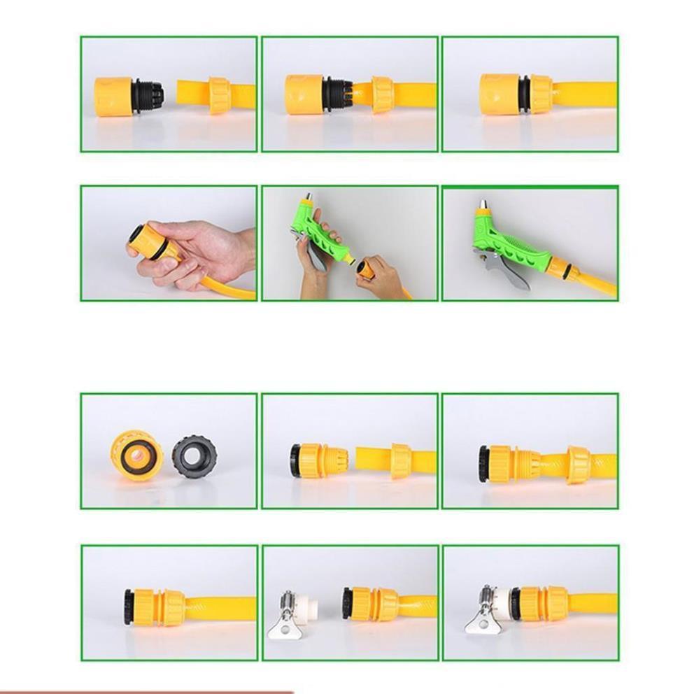 Vòi Xịt Tăng Áp Rửa Xe Ô Tô – Bộ Vòi Xịt Rửa Xe ,Tưới Cây Chuyên Nghiệp 206810-2 cút sập PE TL