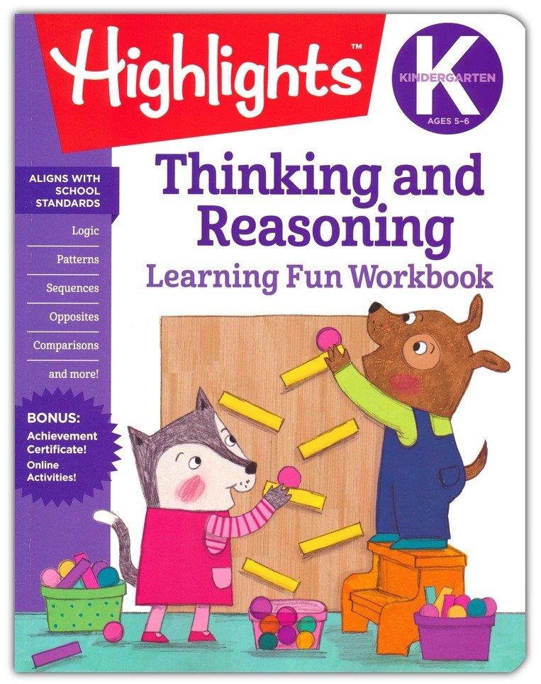 Highlights Kindergarten Learning Workbook Pack: Reading; Math Concepts; Writing; Thinking And Reasoning