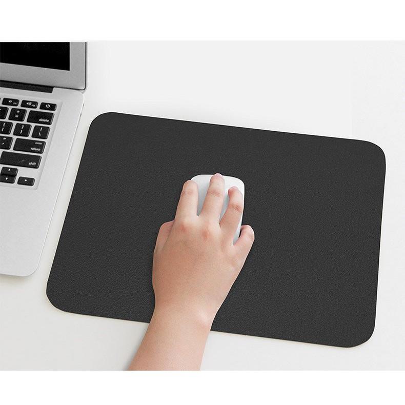 ️ Miếng Lót Chuột Da Loại To Mouse pad Loại da chống nước màu tối sạch sẽ, sang trọng, tinh tế