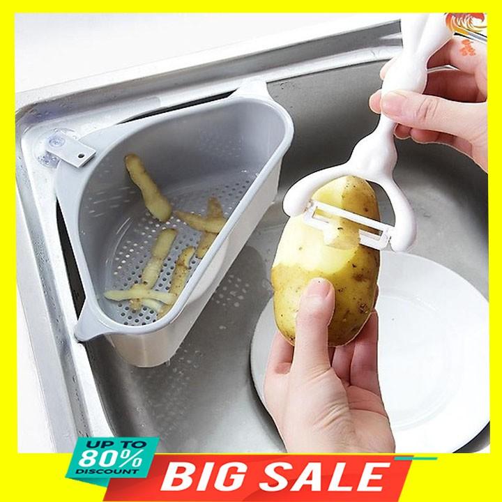 Giỏ cài cạnh bồn rửa bát để đựng rác hình tam giác