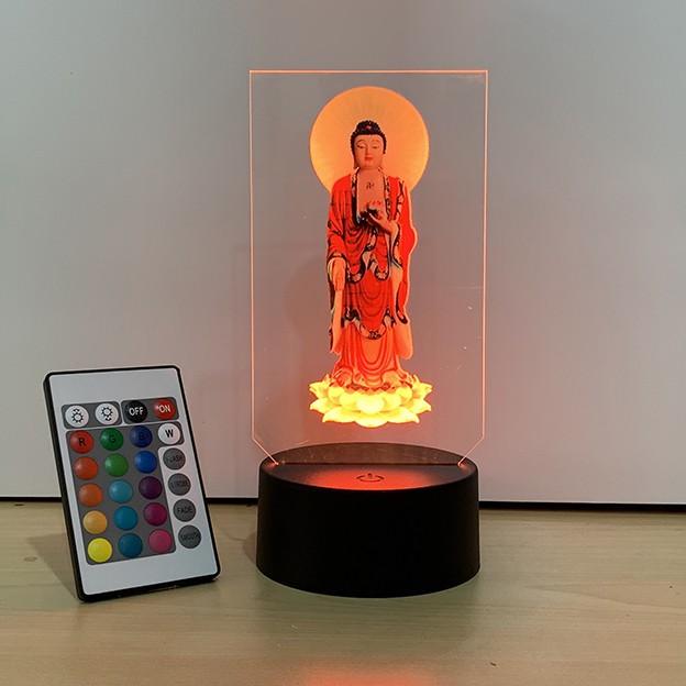 Đèn Led 3D in hình Phật Adida, hình thờ adida