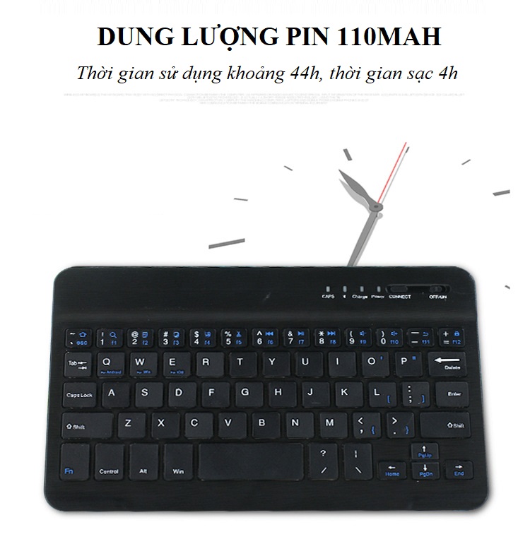 Bàn Phím Không Dây Bluetooth Dành Cho Ipad - Điện Thoại