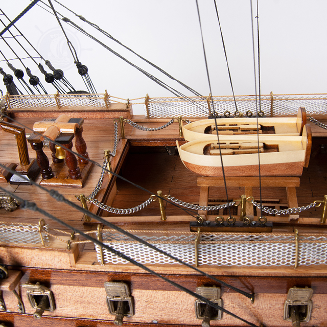 Mô Hình Thuyền Chiến Bằng Gỗ HMS Victory Large Dùng Để Trưng Bày Trang Trí Dài 97 Cm