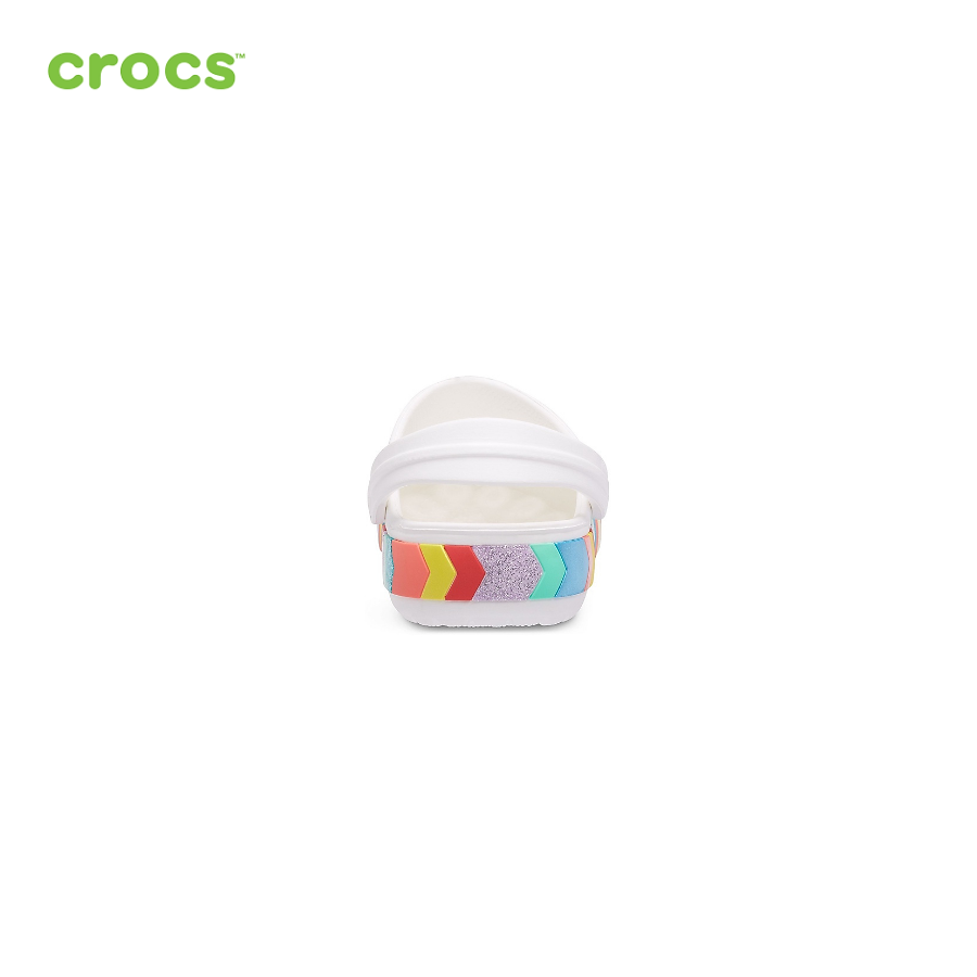Giày lười trẻ em Crocs Crocband Clog Chevron Beaded - 207007-100