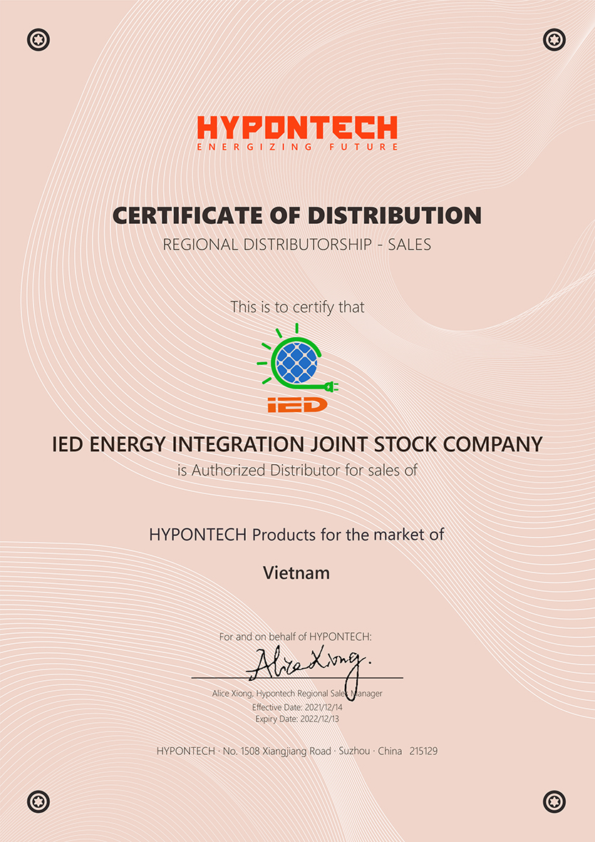 Biến tần hòa lưới bám tải HYPONTECH 10kW 3 pha HPT-10000
