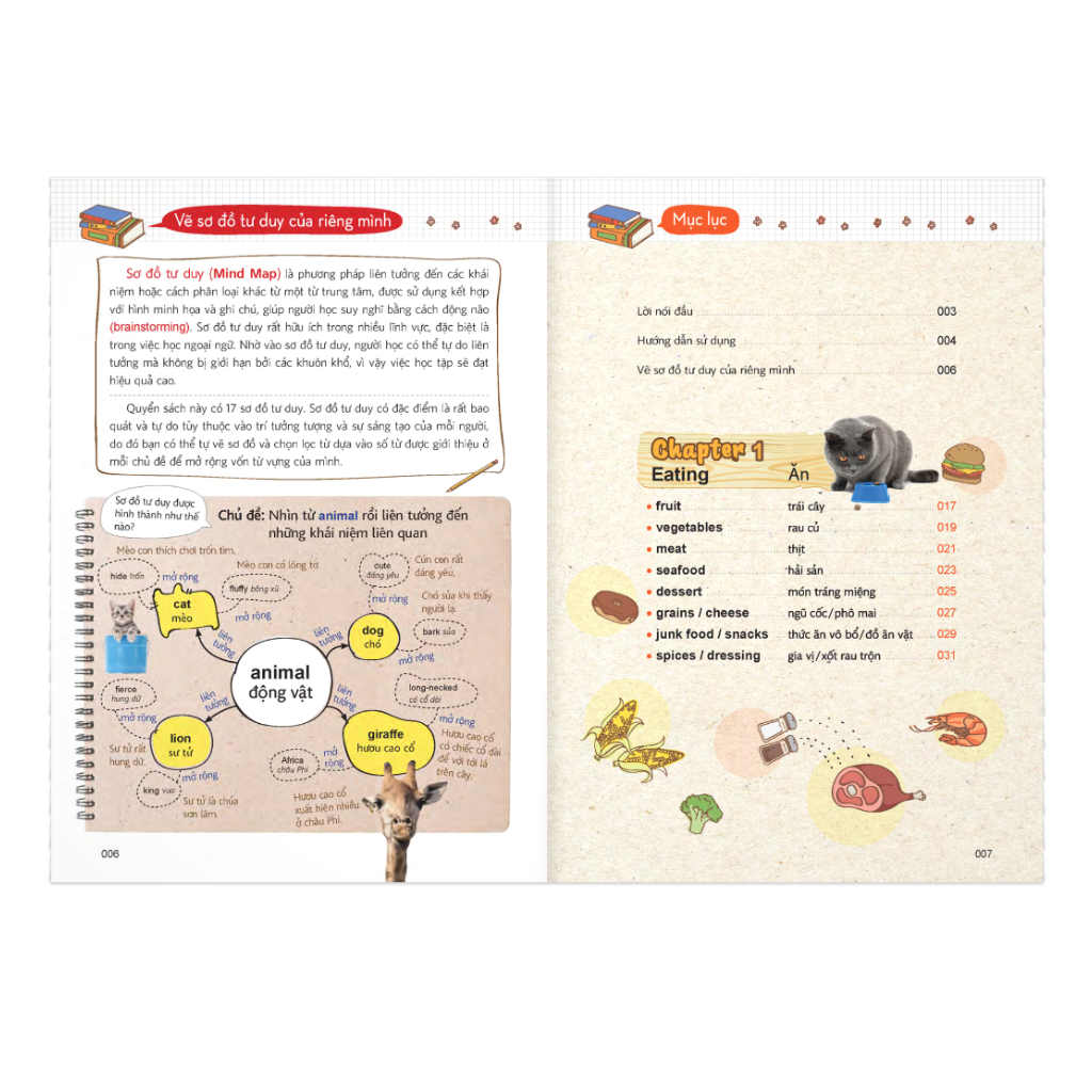 Mind Map Vocabulary - Học Từ Vựng Tiếng Anh Bằng Sơ Đồ Tư Duy (Kèm CD) (Tái Bản 2019)