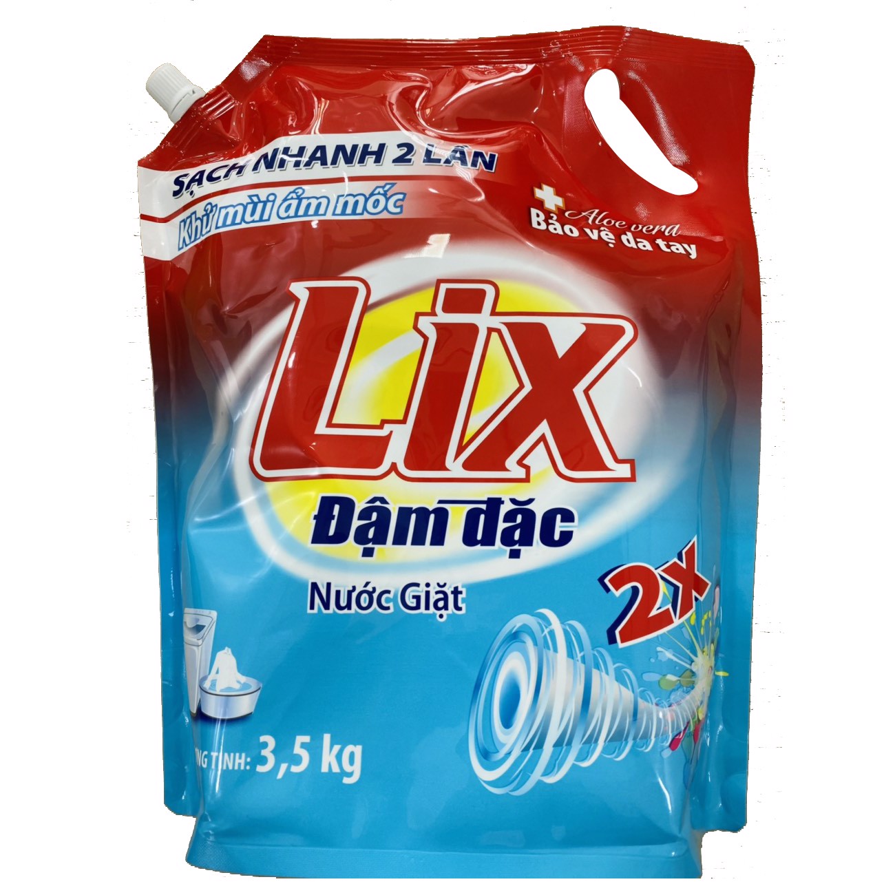 Nước giặt LIX đậm đặc sạch nhanh 2 lần