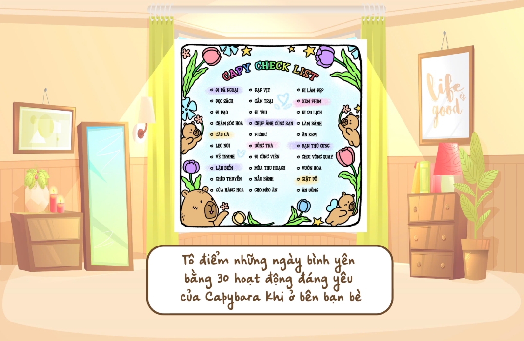 Sách Tô Màu Chữa Lành - Capybara - MEGA