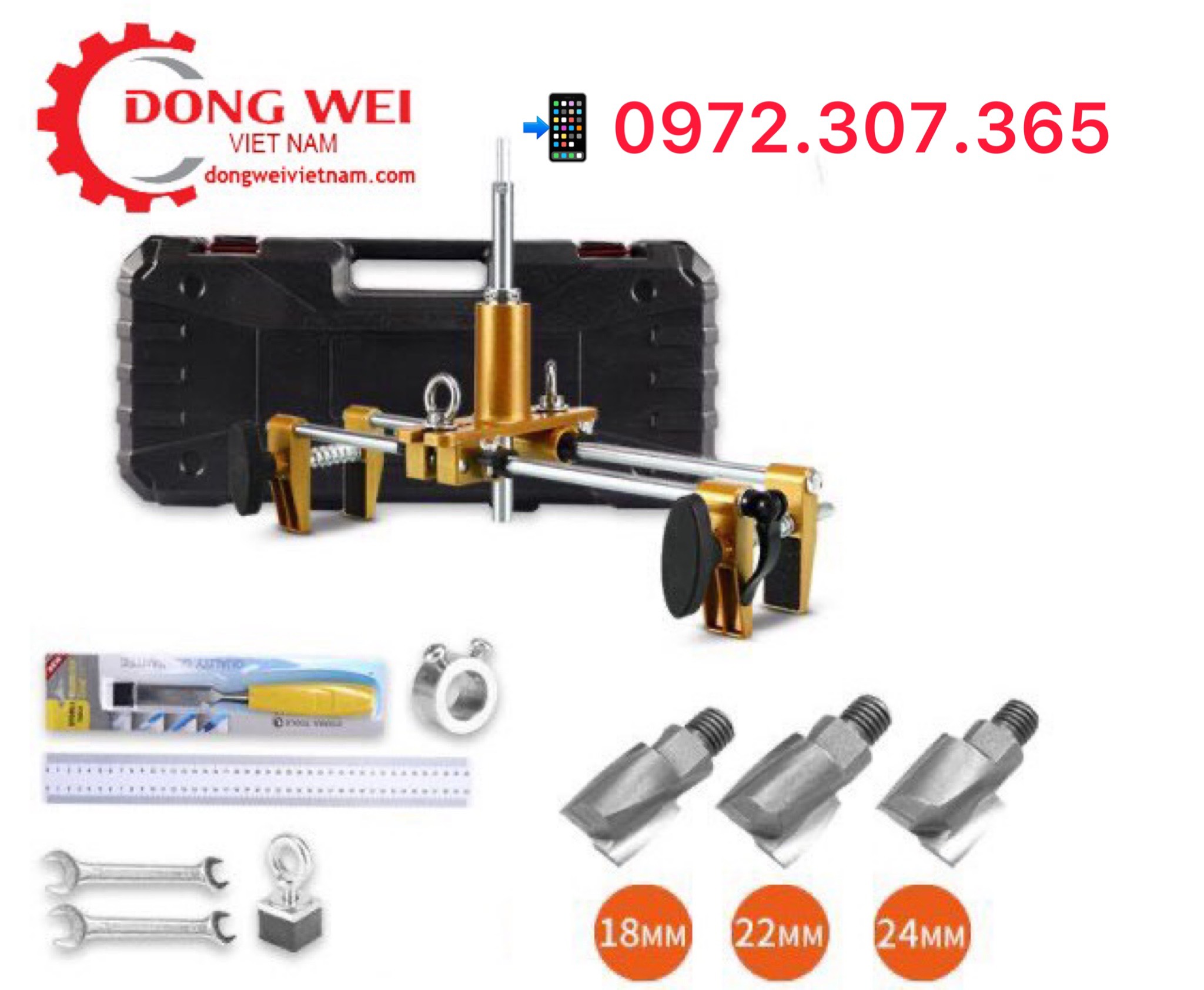 BỘ ĐỤC Ổ KHÓA CỬA BẰNG TAY CAO CẤP, LẮP MÁY KHOAN CẦM TAY