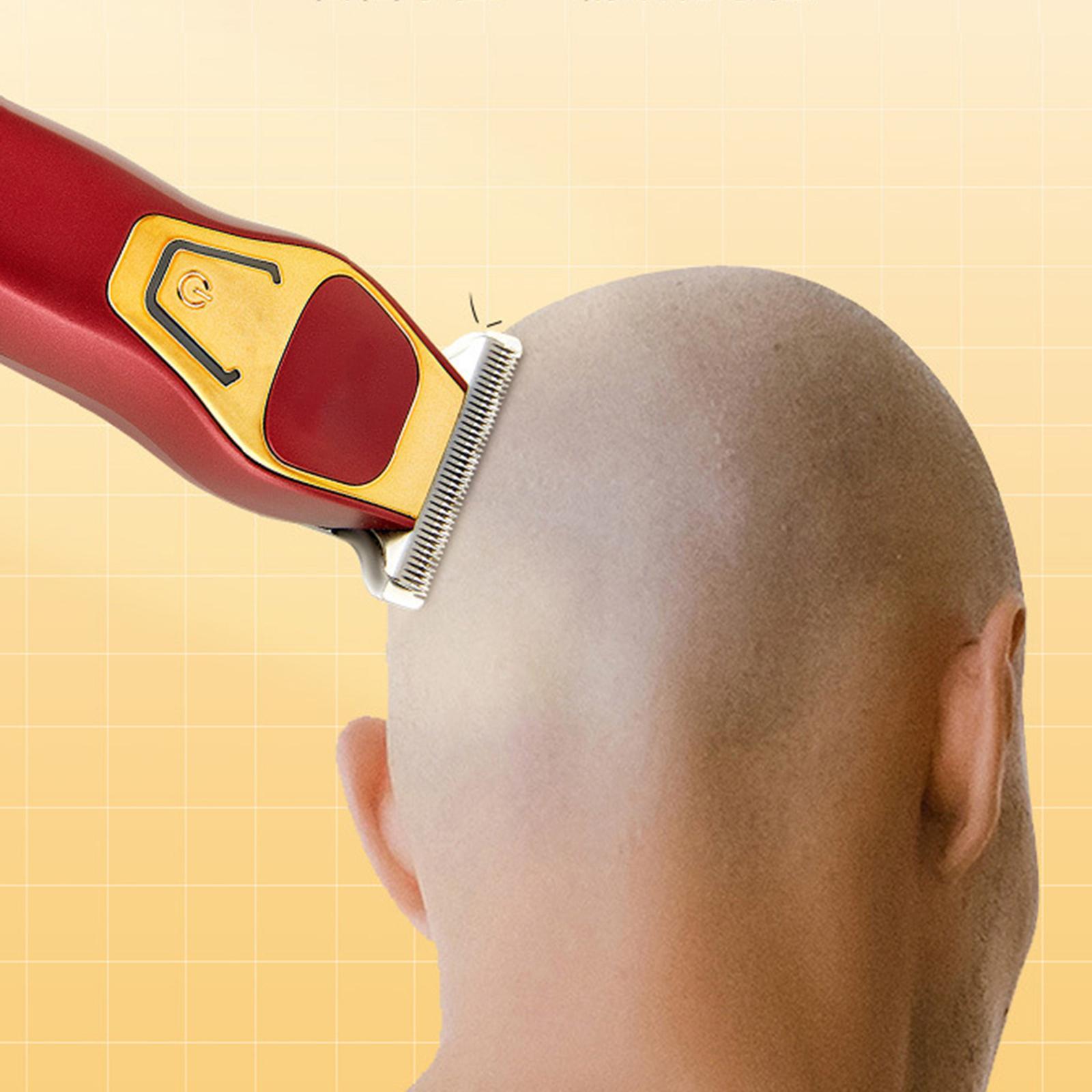 Electric Men's hair Beard USB Charging Grooming Red