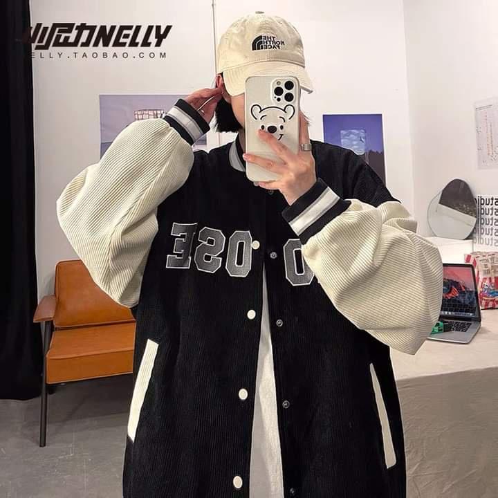 Áo khoác nam nữ thể thao ulzzang 3 sọc màu be Áo sweater hoodie nỉ bông kiểu dáng thể thao form rộng unisex K33