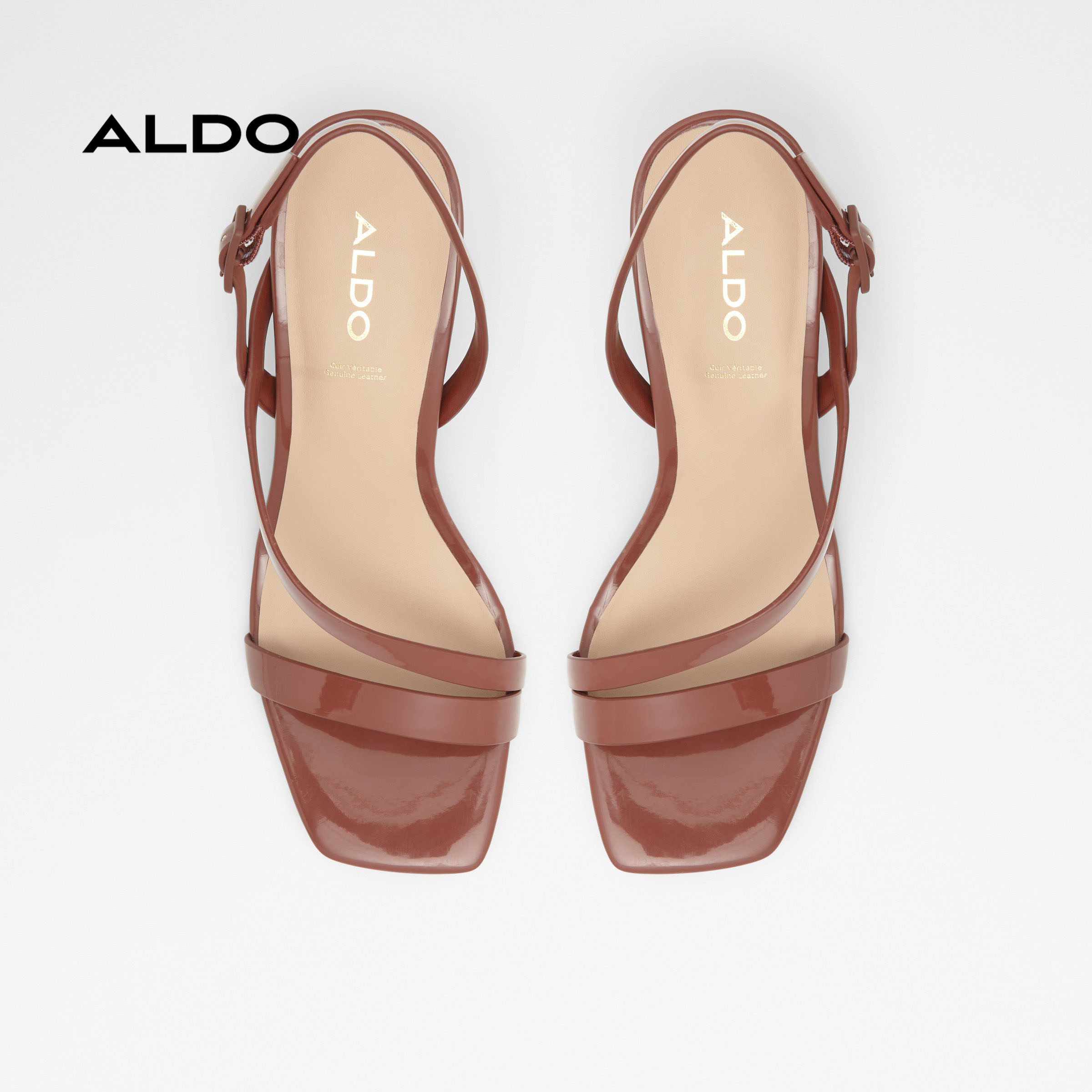 Giày sandals cao gót nữ gót vuông ALDO ADIEMWEN