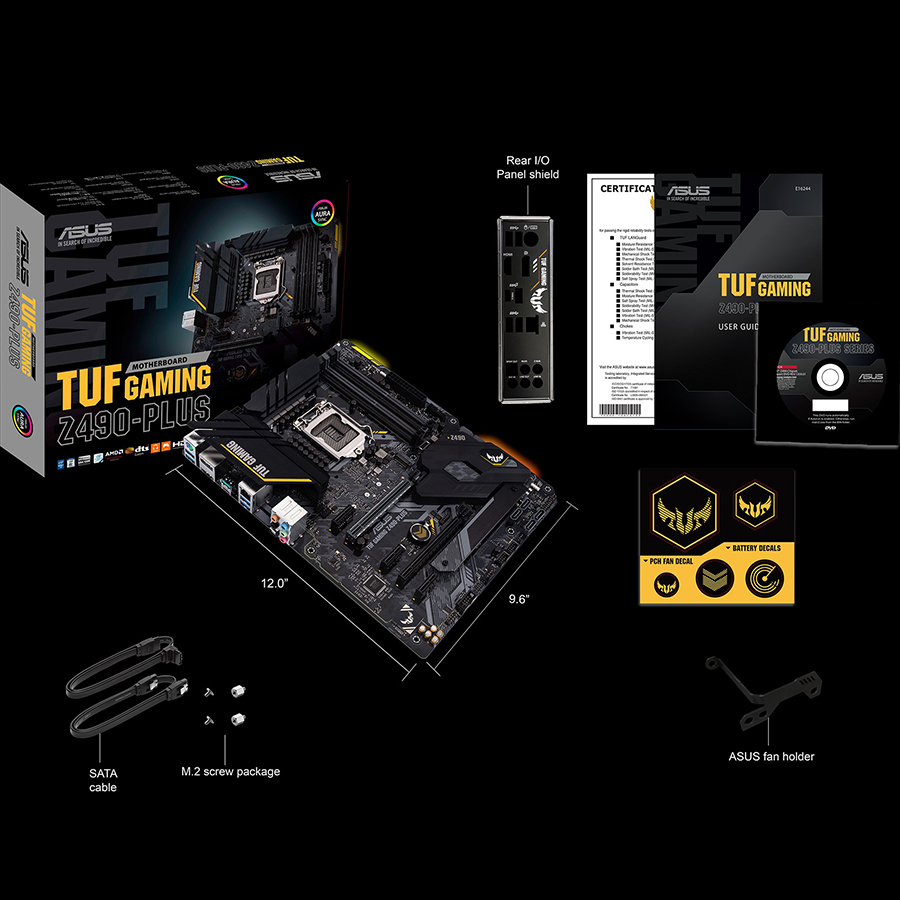 Bo Mạch Chủ Mainboard ASUS TUF GAMING Z490-PLUS - Hàng Chính Hãng