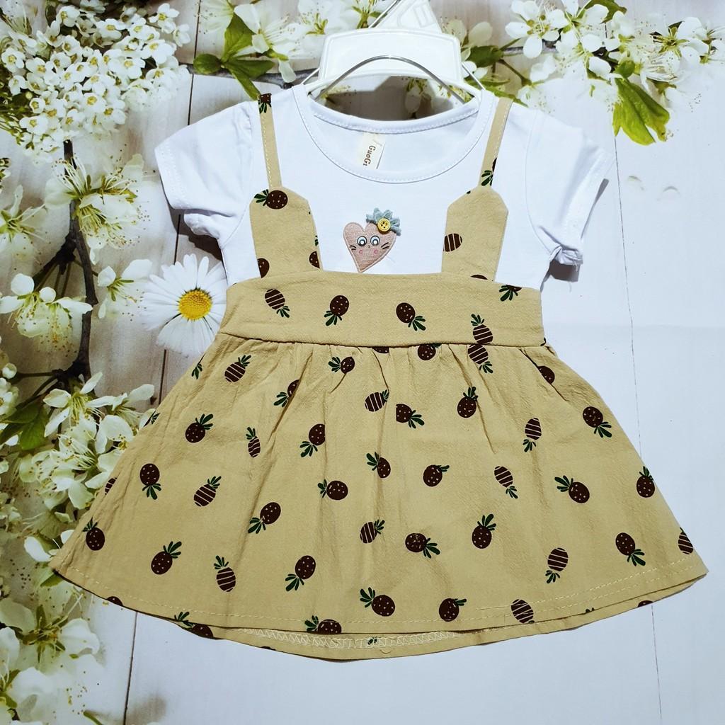 Váy hè cho bé Váy, đầm, yếm hè quảng châu cho bé gái