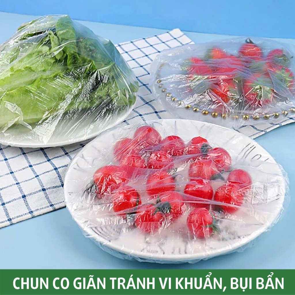 100 màng bọc thực phẩm tái sử dụng nhiều lần