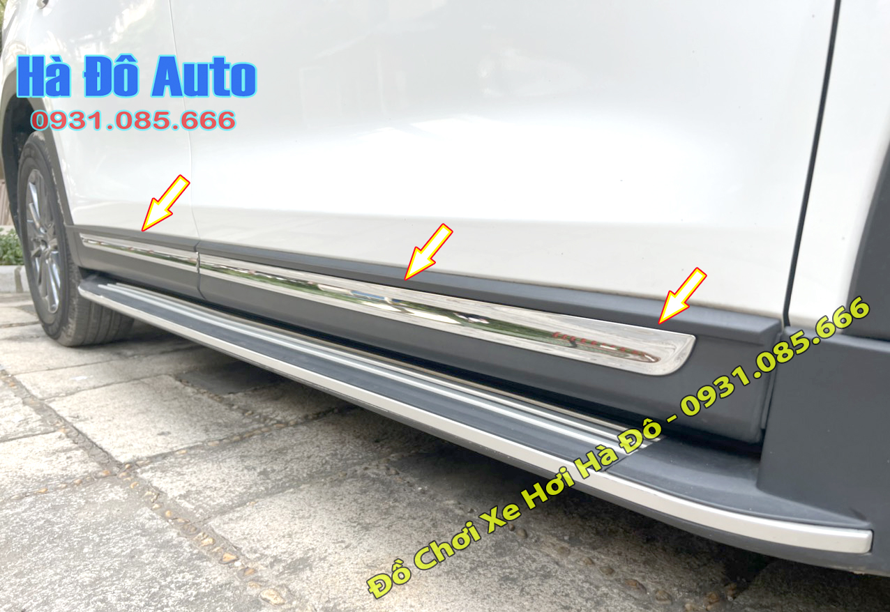 Bộ Nẹp Sườn Mazda CX8 2018 2019 2020 2021 2022 2023 - Nẹp Sườn CX8 2018/2023