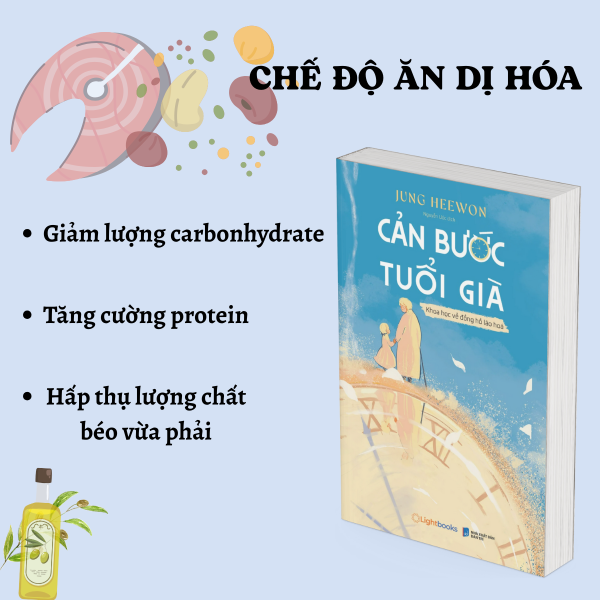 Sách - Cản Bước Tuổi Già - Khoa Học Về Đồng Hồ Lão Hóa - Jung Heewon