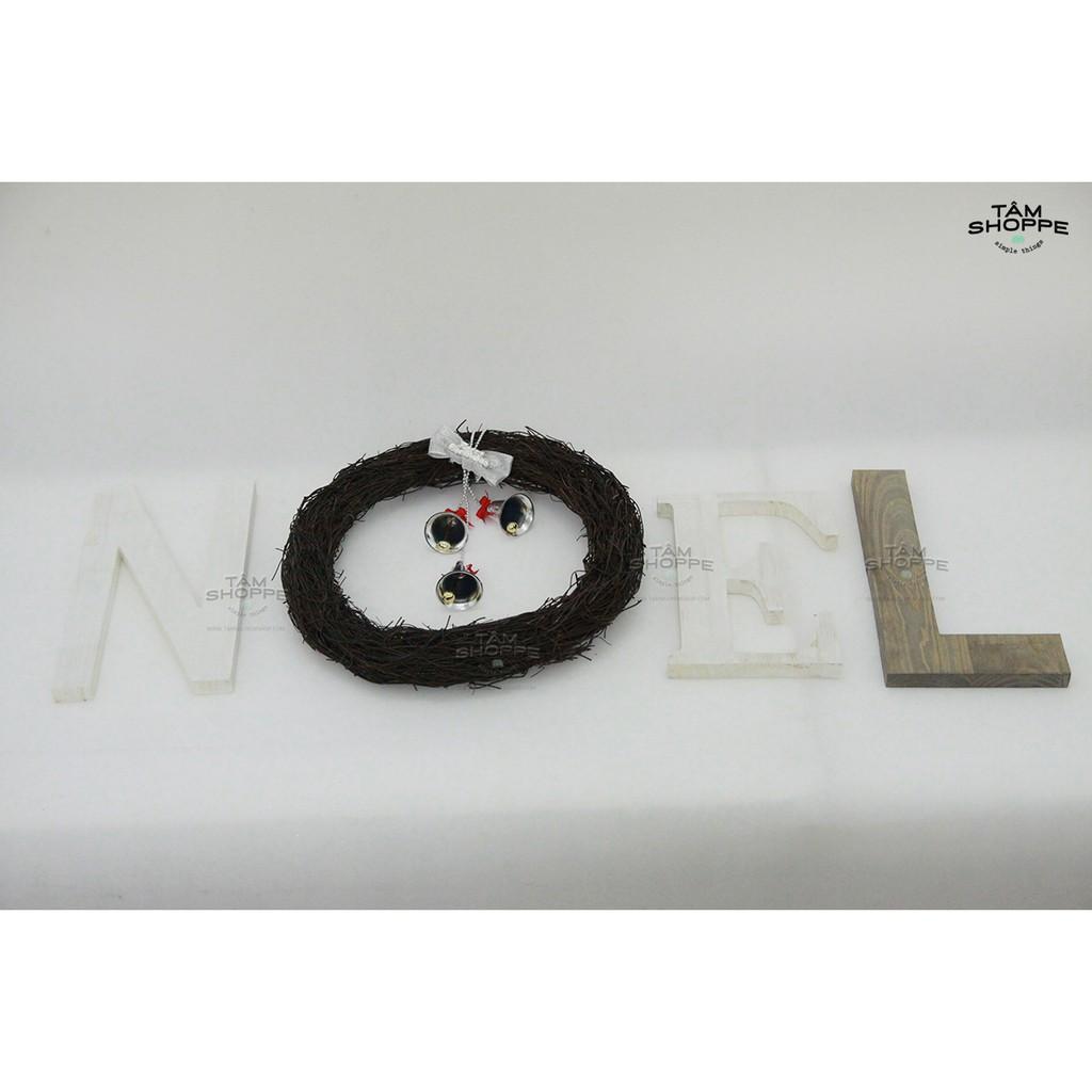 BỘ CHỮ NOEL VÒNG NGUYỆT QUẾ BIGSIZE