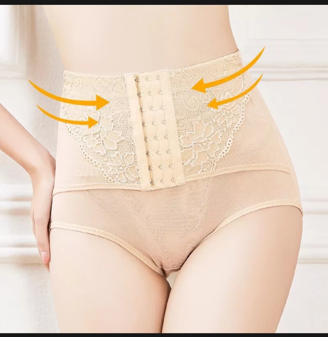 Ảnh thật _Quần gen nịt bụng cạp cao , quần lót gen nịt bụng móc cài giãm mỡ thon eo gọn dáng